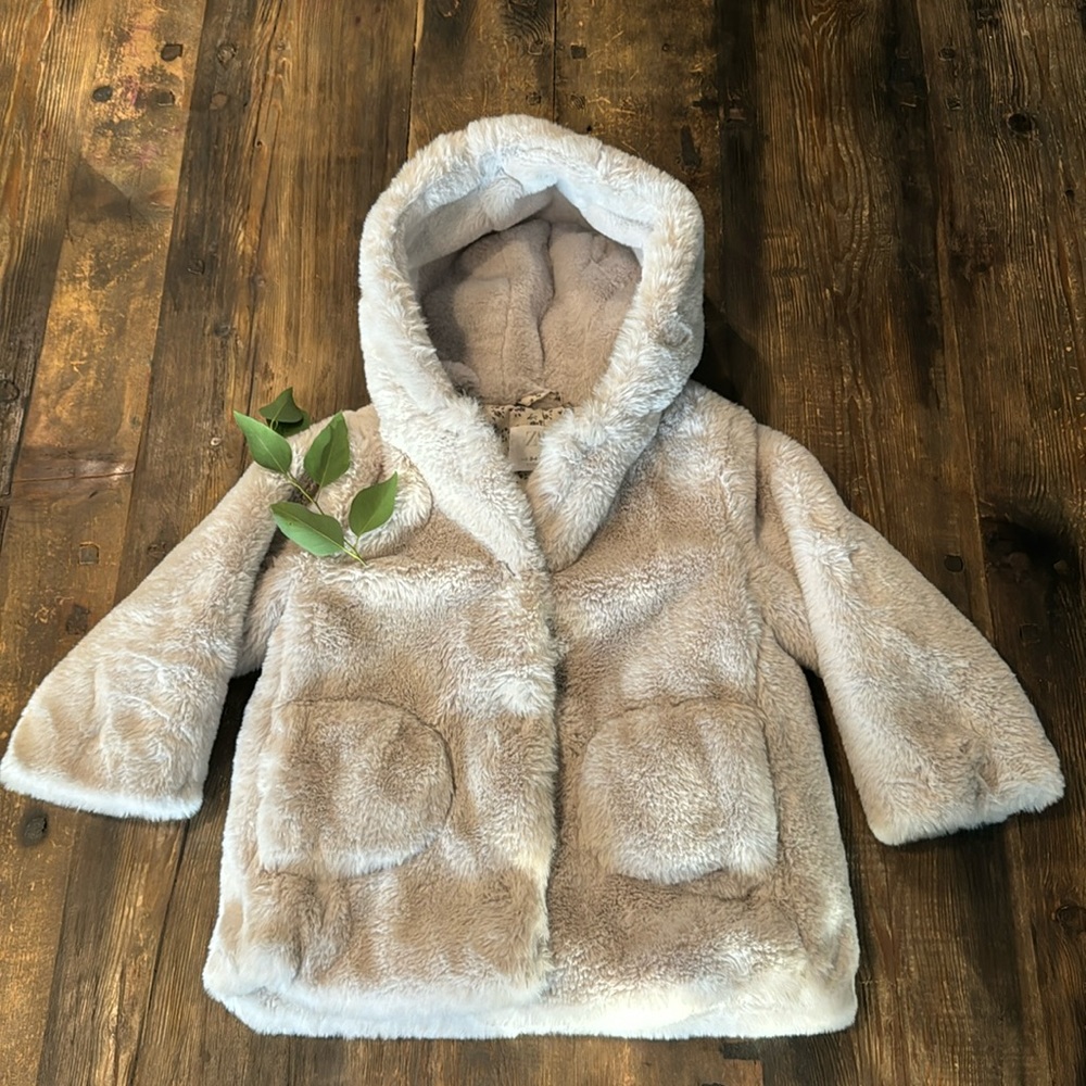 Zara Kids Faux Fur Jacket